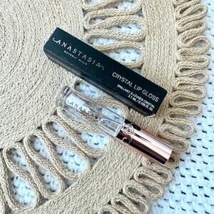 Anastasia New Open Box Clear Crystal Lip Gloss Travel Mini 3.1 ml